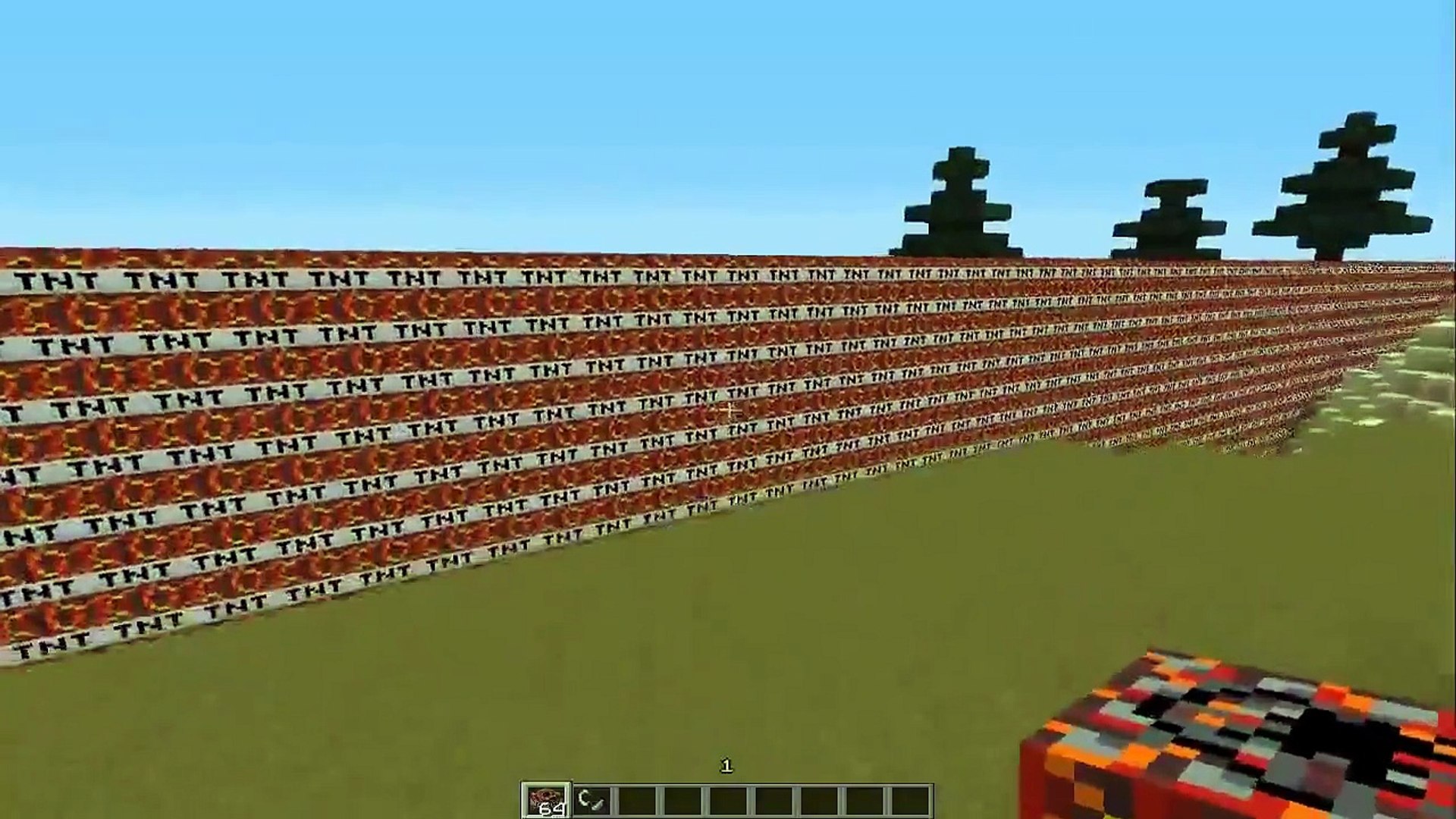 Minecraft 100 000 Erupting Tnt Explosion Minecraft Biggest Tnt Explosion Ever 2014 Hd Video Dailymotion