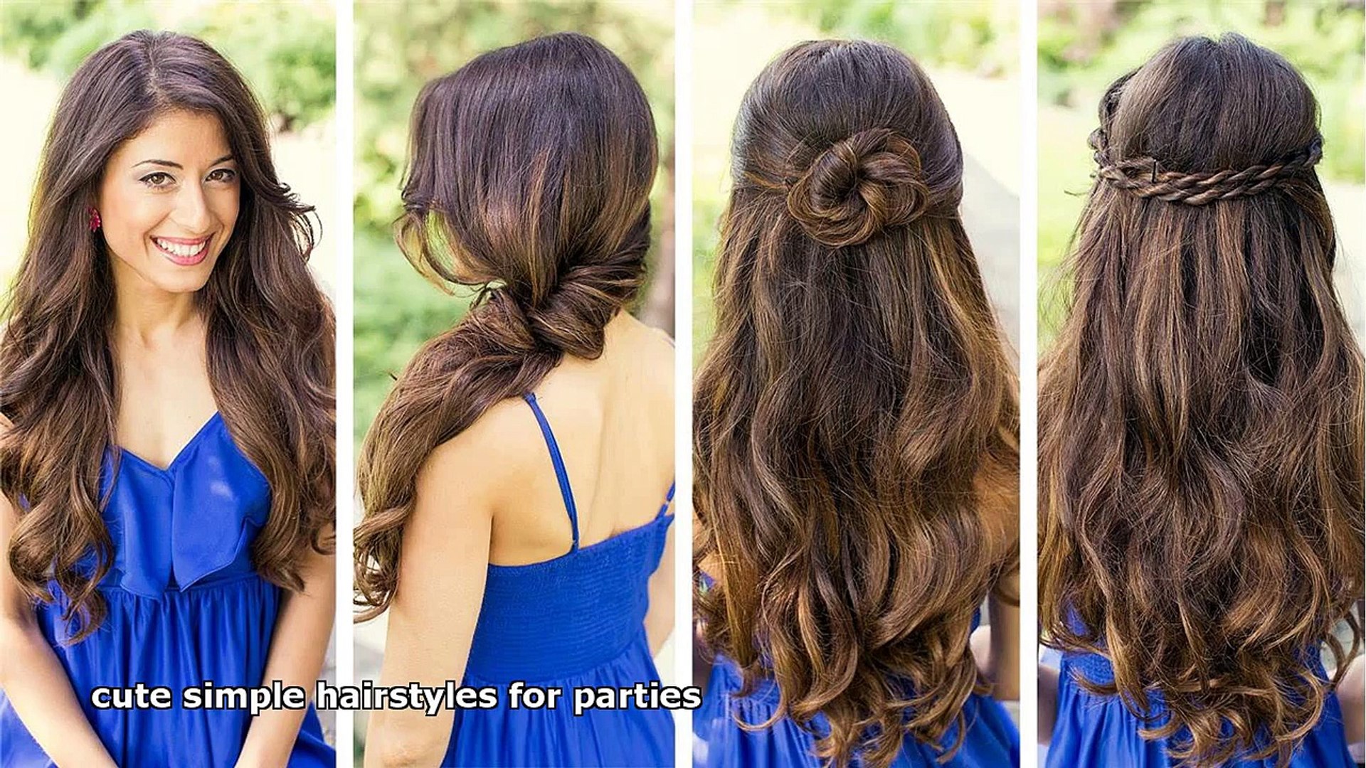 Cute Simple Hairstyles For Parties