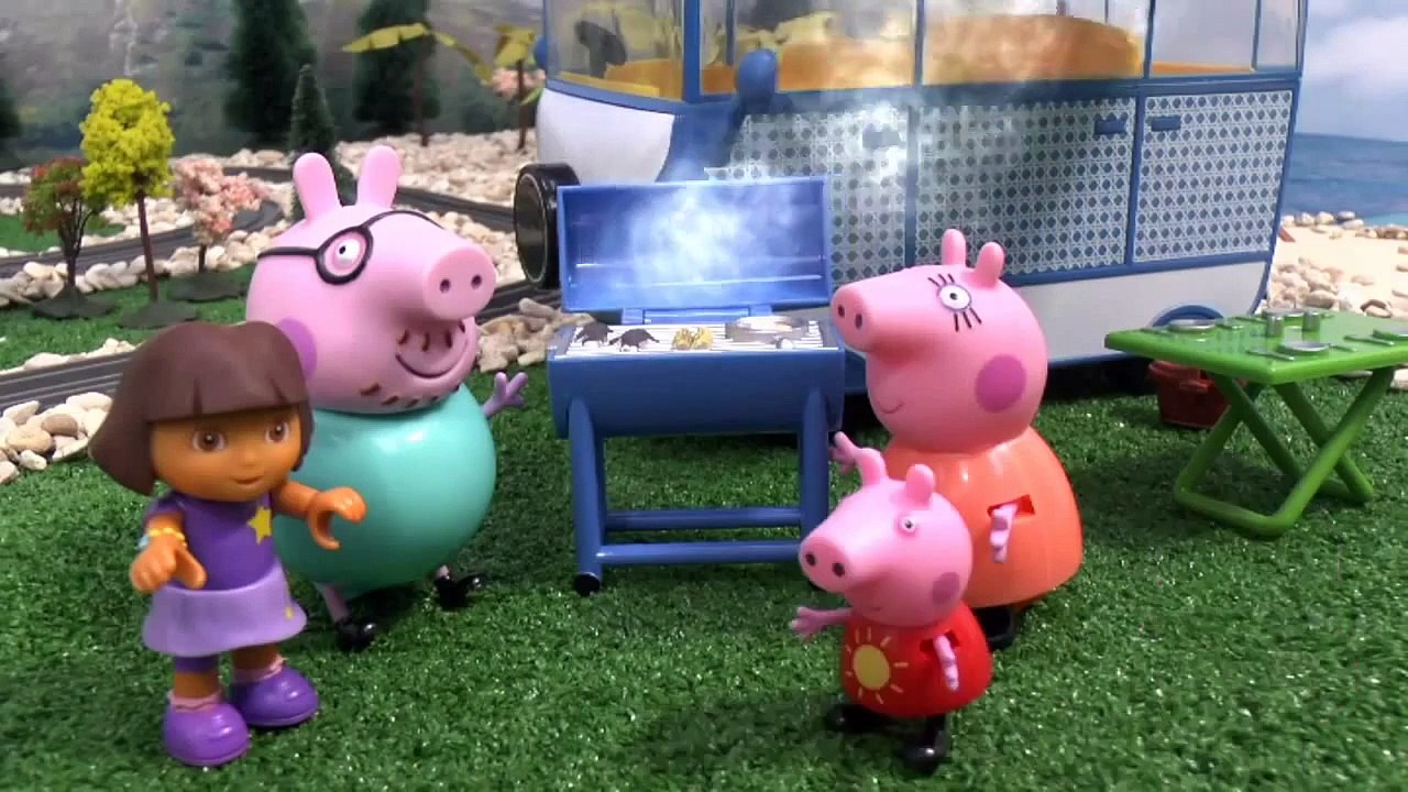 Peppa Pig Play Doh Thomas and Friends Dora Toys Story Naughty George Toy Rescue Kids Play