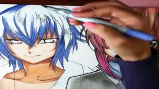 Drawing and coloring Ikuto Tsukiyomi [HD]