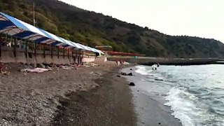 Семидворье - пляж пансионата - Крым