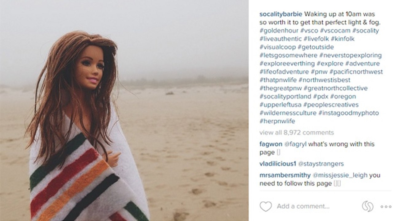 'Hipster Barbie' Pokes Fun At Those Who Take Instagram Too Seriously