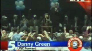 Danny Green Jump Around Dance 2009 Championship Tar Heel Edition