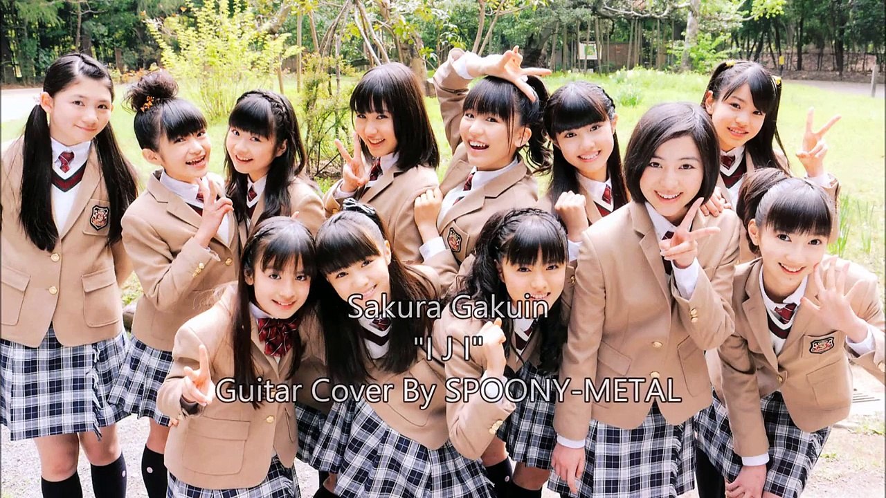 SAKURA GAKUIN - "IJI" Guitar Cover (BABYMETAL TUNING) by SPOONY-METAL