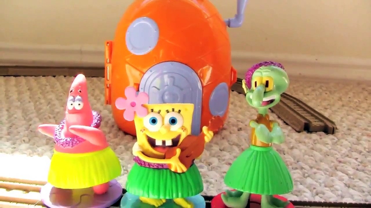 Diesel 10 crashes into spongebob and bob the builder