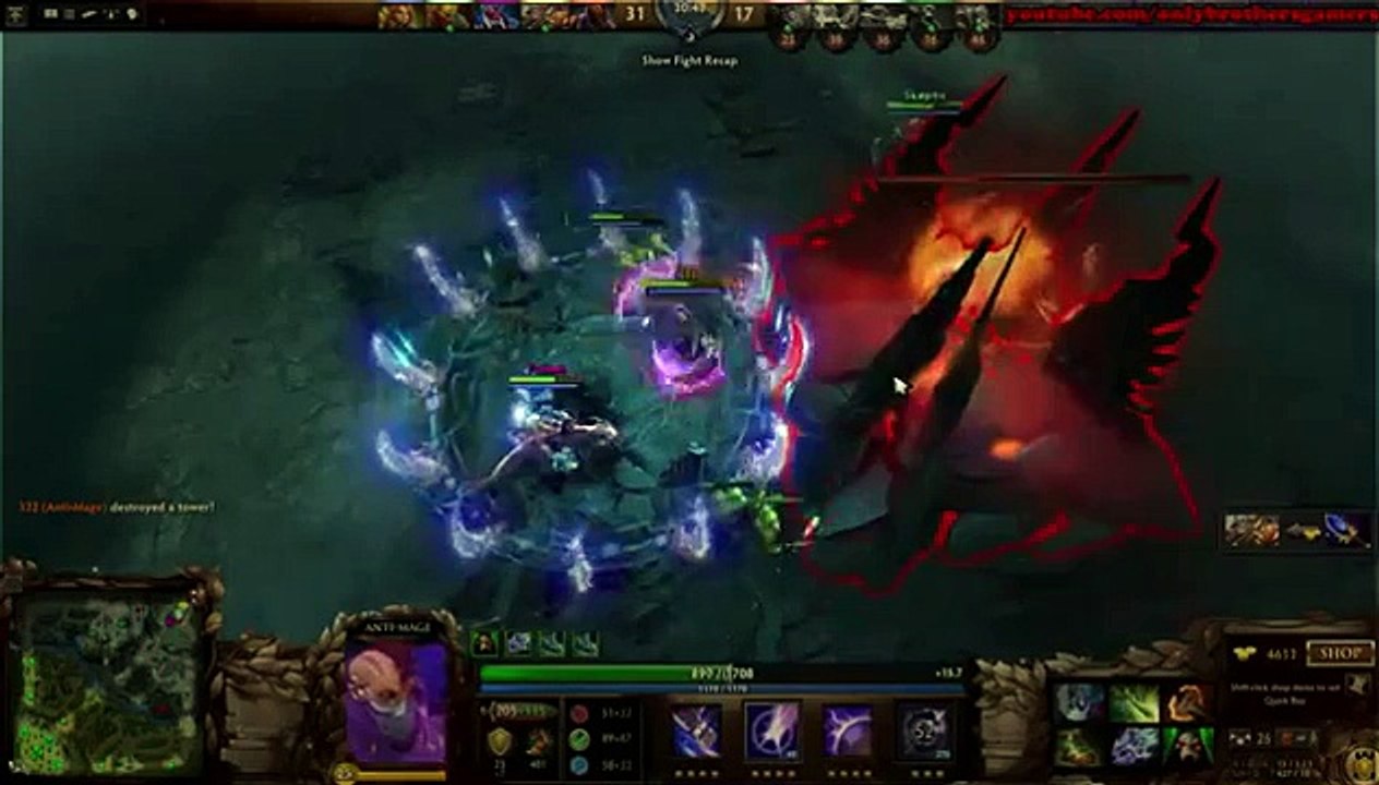 Dota 2 - Miracle- 8000 MMR TOP 1 MMR EU Plays Anti-Mage vol 5 - Ranked Match Gameplay