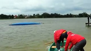 Boat Rescue Fail In Chest High Water