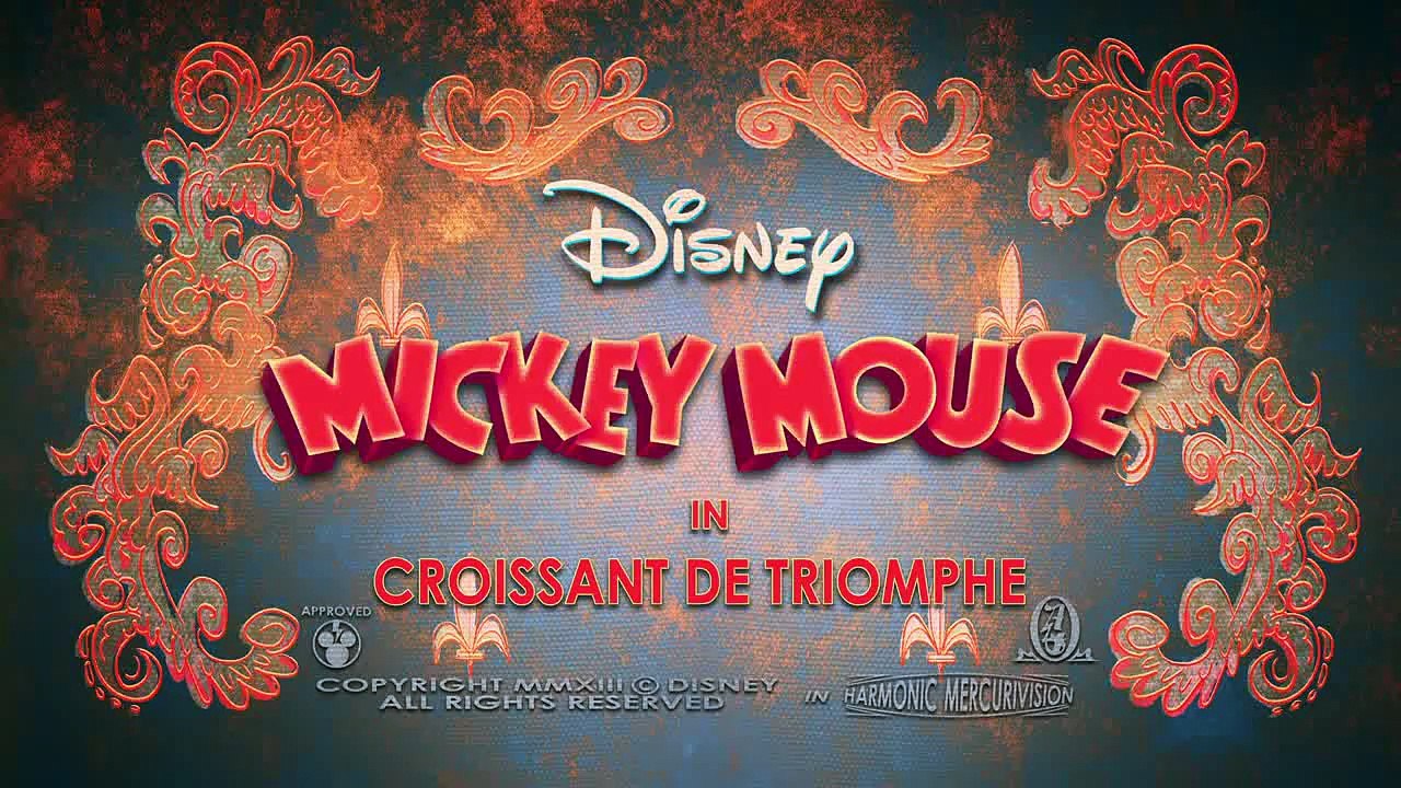 Croissant de Triomphe - Mickey Mouse Cartoon