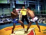 Myanmar lethwei, Shu Ma Wa vs Mike T. San, 1/2