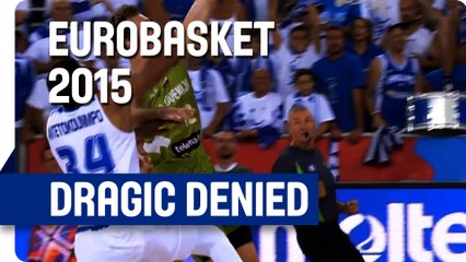 Dragic's Lay-Up Gets Swatted by Antetokounmpo! - EuroBasket 2015