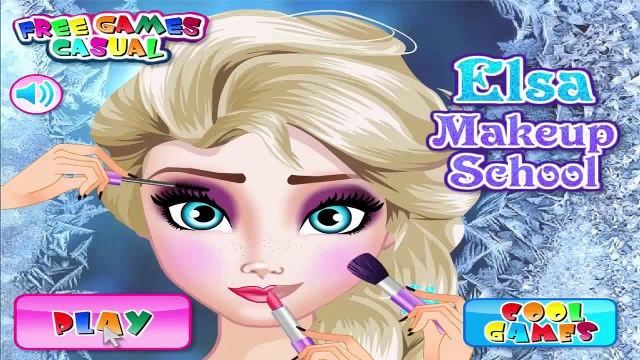 Elsa Makeup School ♥ Disney Princess Elsa Makeup Turorial ♥ Makeup Games for Girls