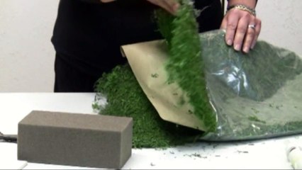 How To Design With Silk Flowers - Floral Mechanics Series: Prepare A Foam Tile