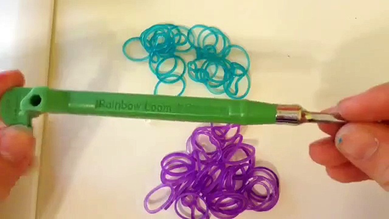 Hook only rainbow loom candy cane charm original design | Christmas How-To