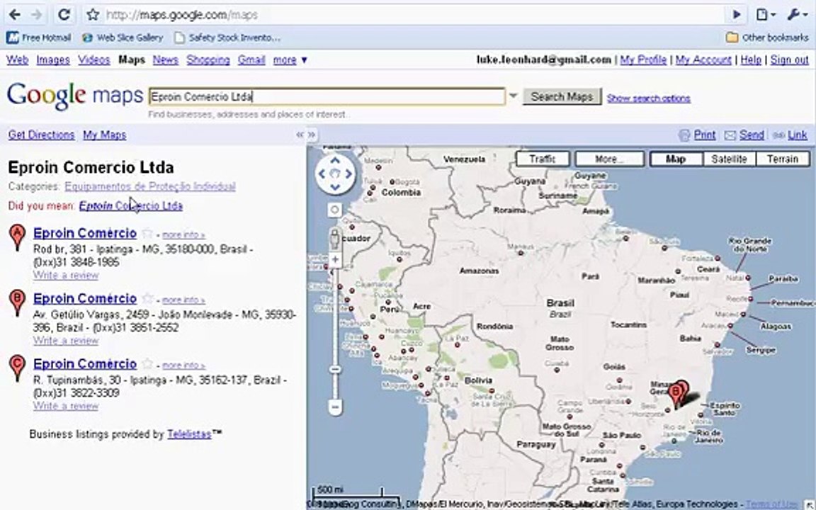 How to add a point on a Google Map