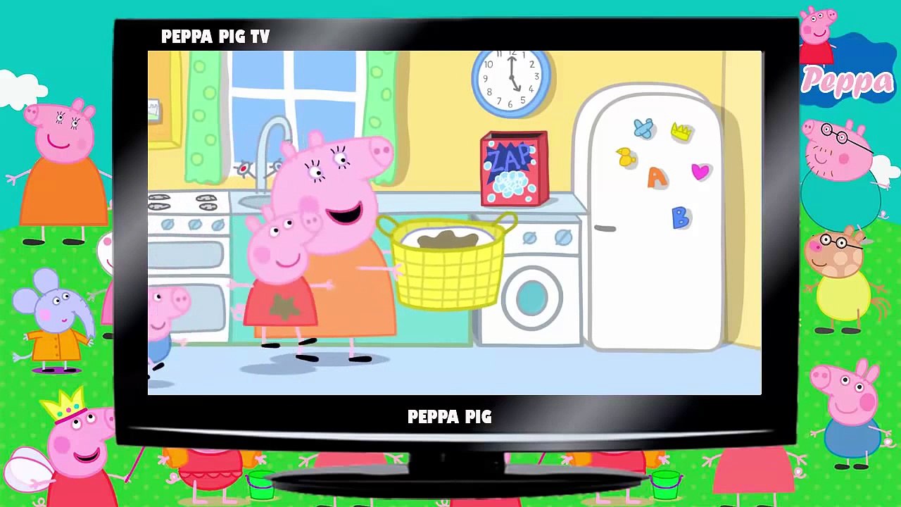 Peppa Pig - Washing after play footbol / New series / peepa pig / all episodes