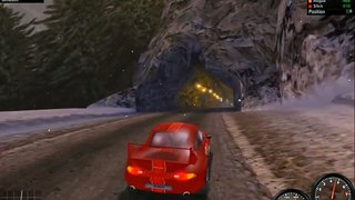 3dfx Voodoo 5 6000 AGP - Need For Speed: Porsche Unleashed - Alps (4xFSAA) [Gameplay]