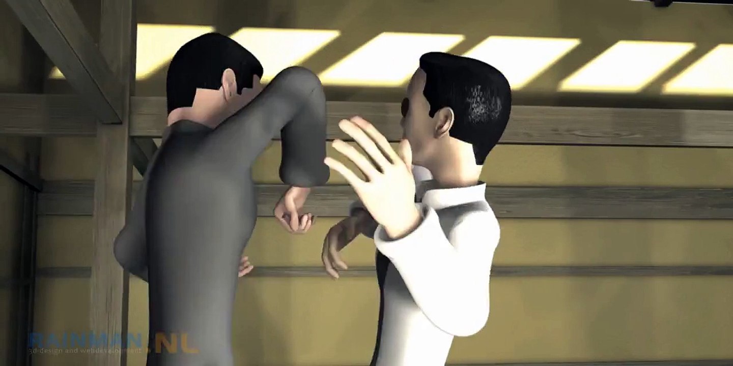 The Matrix 3D Cartoon animation