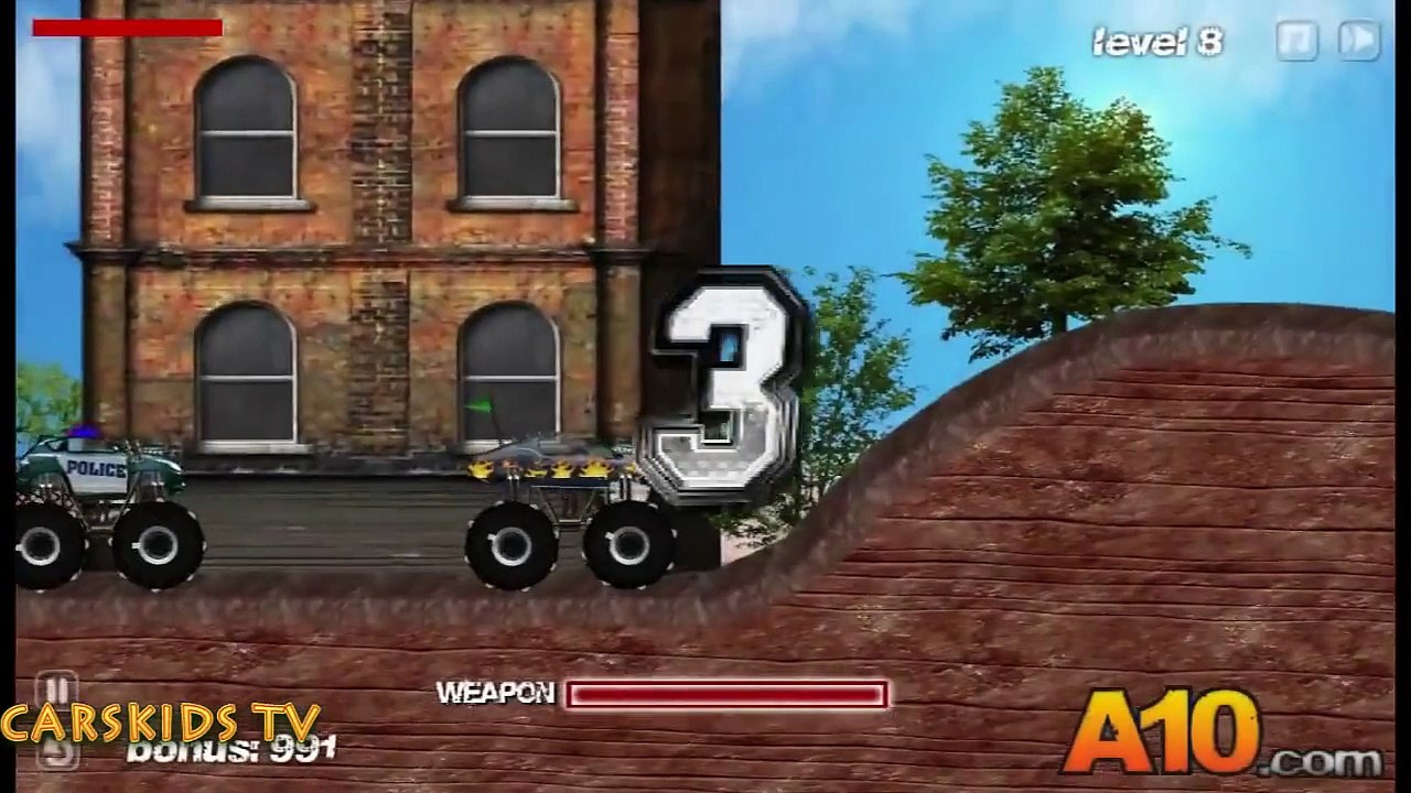 Monster trucks racing for children  Vehicles  Cars  Games for children