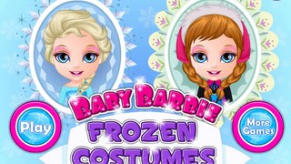 Baby Barbie Frozen Costumes Холодное сердце костюмы Барби   прохождение игры