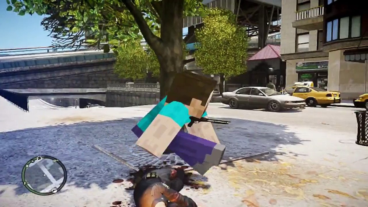 GTA IV - Minecraft player