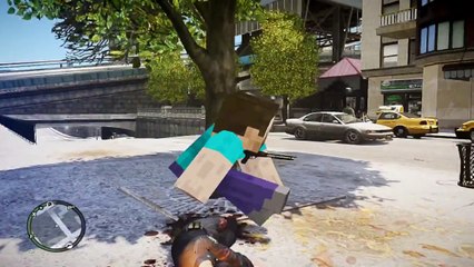 GTA IV - Minecraft player