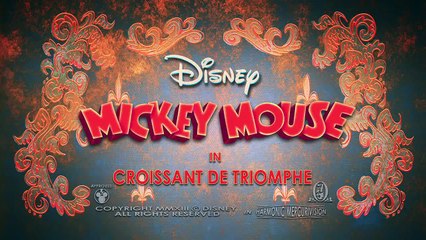 Croissant de Triomphe - Mickey Mouse Cartoon