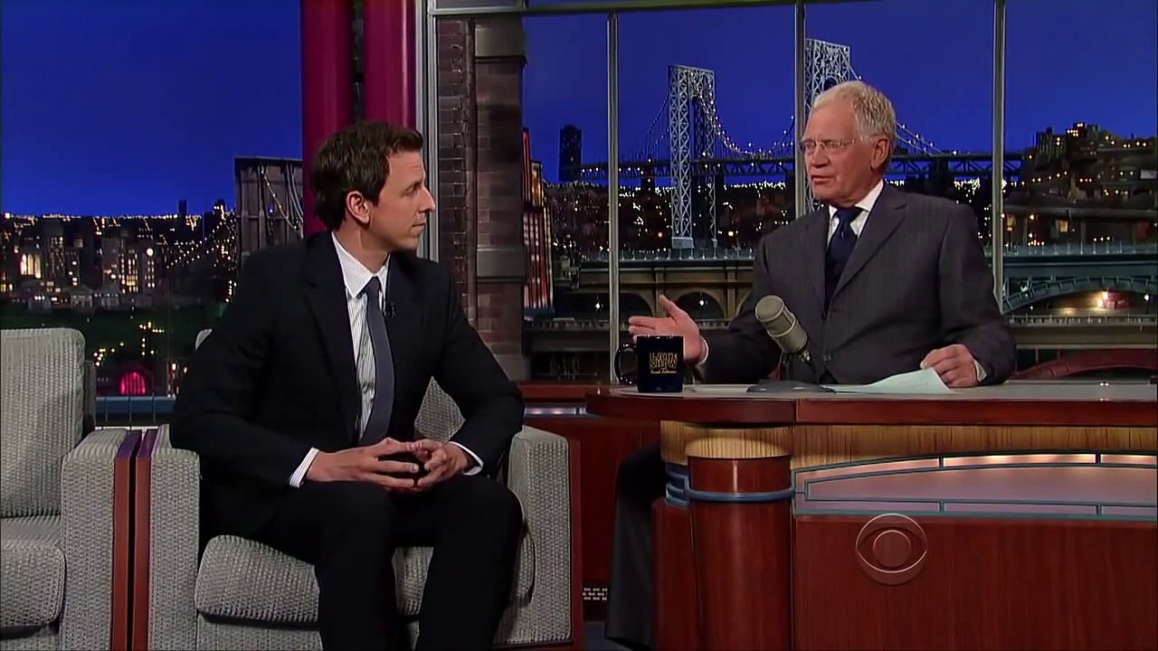 Seth Meyers on Letterman 5/1/12