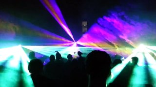 Lasershow - Tag und Nacht - 50 Jahre Hochschule Aalen - 2