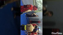 Thắng vs Huy (Wushu Sanshou Hà Đông Trainning) - Hiệp 1