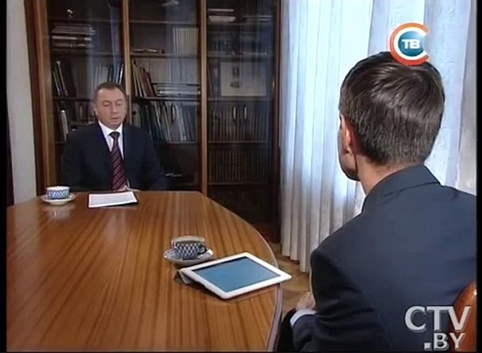 Интервью министра иностранных дел Беларуси В.Макея программе "Неделя" телеканал СТВ