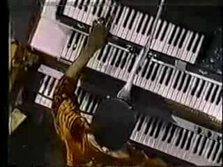 Stevie Wonder playing the talk box