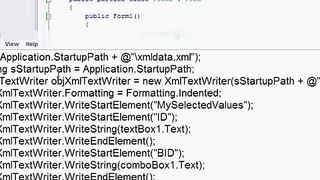 C# xml Database Read and Write