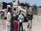 Soldier and Iraqis Dance