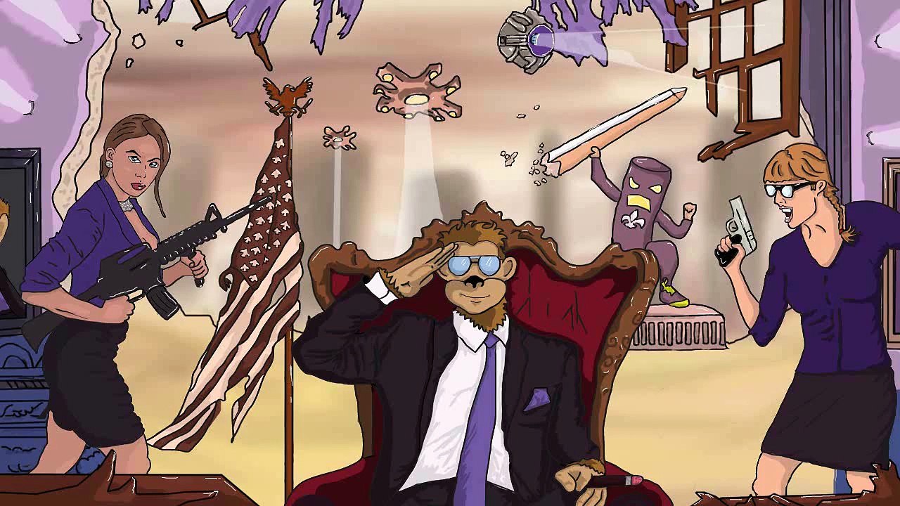 Funny Saints Row 4 Bonus Easter Egg (Making a Monkey)
