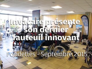 VIDEO. Fondettes : l'entreprise Invacare présente son dernier fauteil roulant