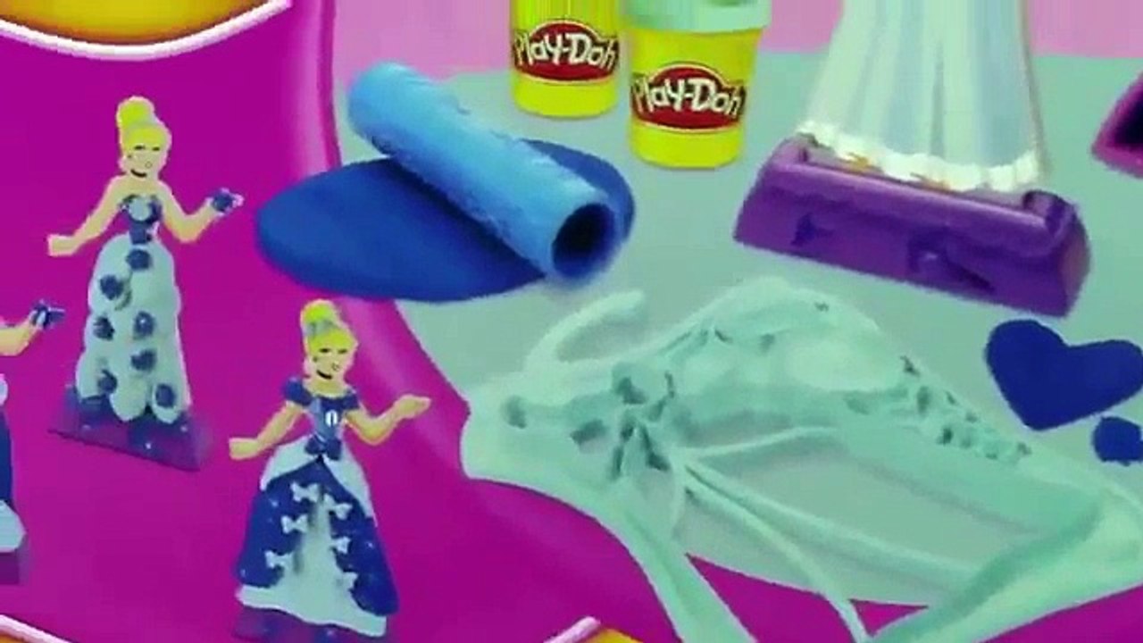 Play Doh Toys Barbie Doll Disney Frozen Play Dough Surprise Eggs Princess 2015