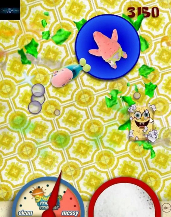 SpongeBob Игра Губка Боб   Уборщик Мусора
