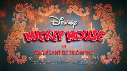 Croissant de Triomphe - Mickey Mouse Cartoon