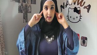 Nanwa ❤ Tuto Hijab 1 avec des Boucles