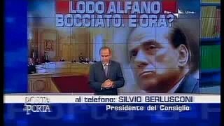 Berlusconi vs Bindi: ''Più bella che intelligente'' - Porta a porta - 08/10/2009