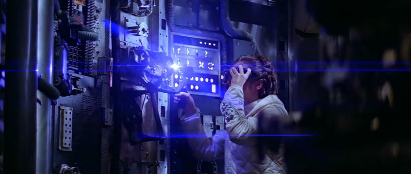 Star Wars The Empire Strikes Back: Han and Leia's First Kiss