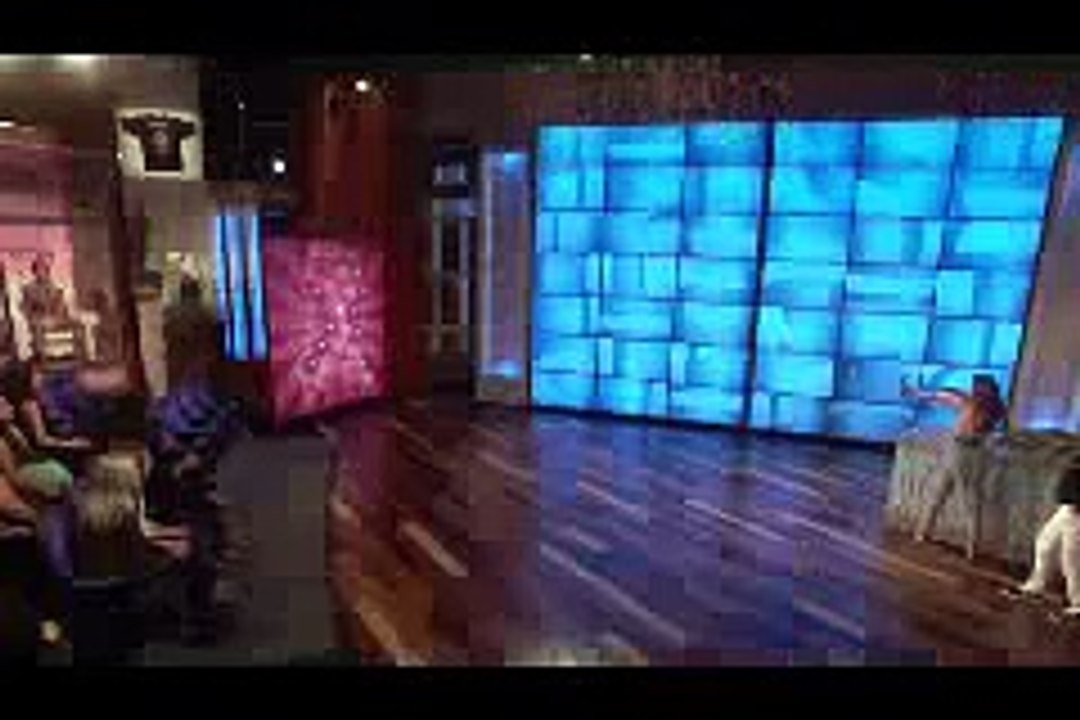 Corbin Bleu in Ellen's Splash Tank on The Ellen DeGeneres Show 2013