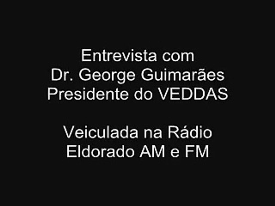 ENDA 2008 - entrevista à Rádio Eldorado abril 2008