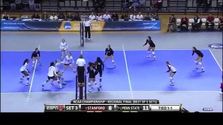 Penn State vs Stanford NCAA Volleyball 2013 [Set 3]