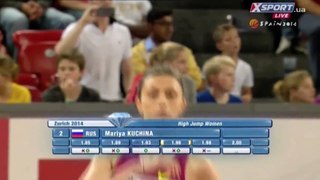Бриллиантовая лига. Цюрих-2014. Мария Кучина и Ана Шимфич 2.00 (Women's High Jump)