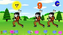 Ten little Indians 3D Animation Nursery Rhymes - Cartoon/Animated Rhymes For Kids