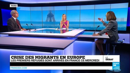 Télécharger la video: Crise migratoire en Europe : les premiers réfugiés arrivent en France