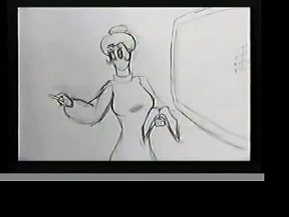 2D Traditional Animation-Boy in class needs to use Bathroom