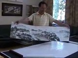 How to Mount a Large Chinese Painting (1)