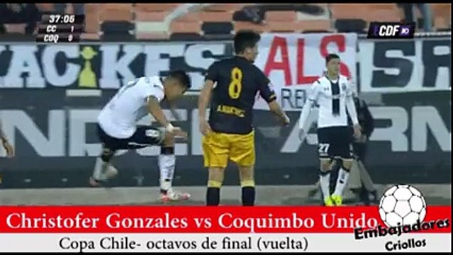 Christofer Gonzales: Colo Colo calificó de brillante su actuación en Copa Chile